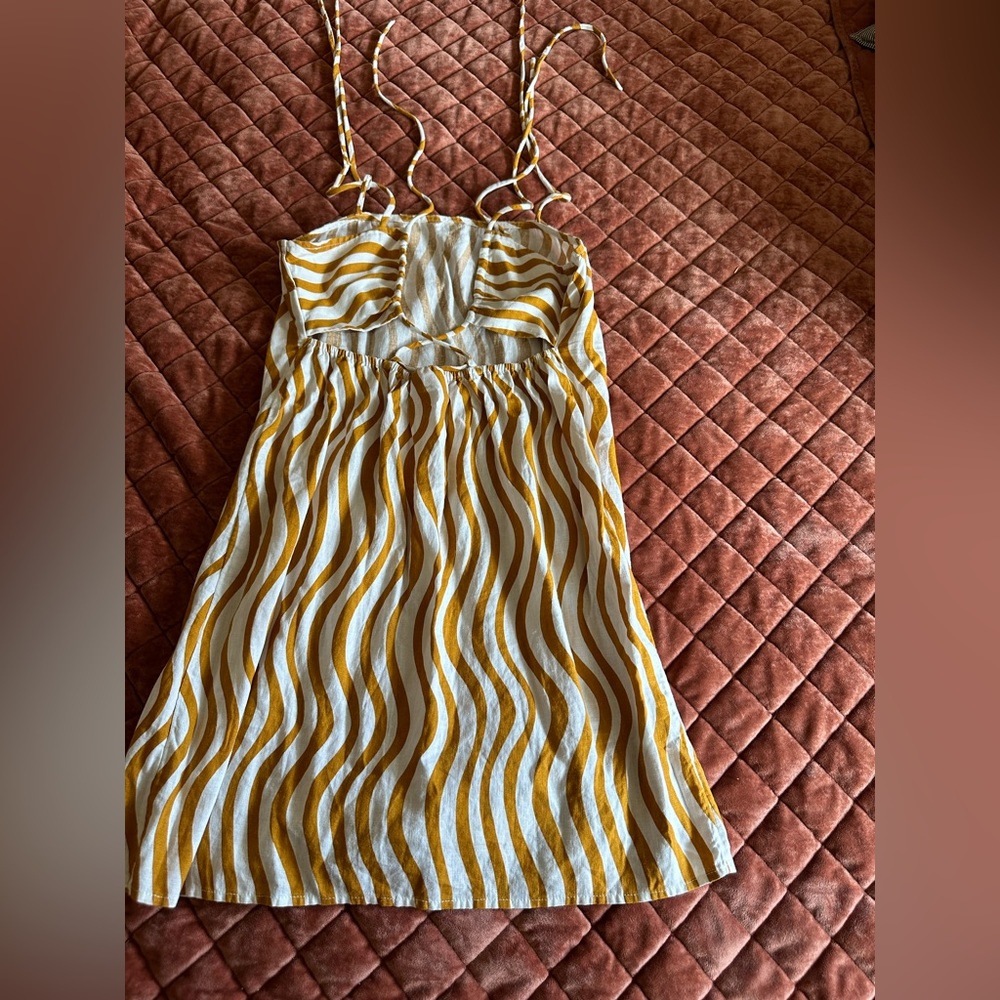 Striped beach dress